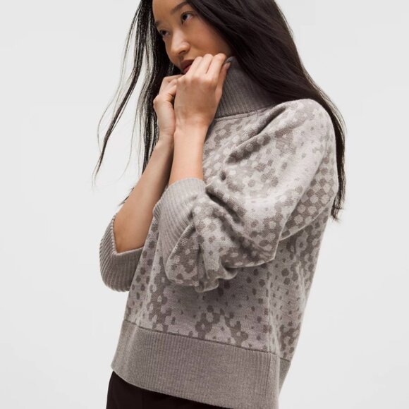 NWT! Holiday 2025 Lululemon Merino Wool Half Zip SLNSH Collection Size Small - Picture 6 of 10